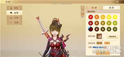 梦想新大陆怎么染发 梦想新大陆外观调色板介绍