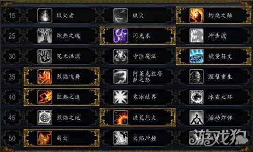 魔兽世界9.0火法天赋选择 火法天赋推荐一览