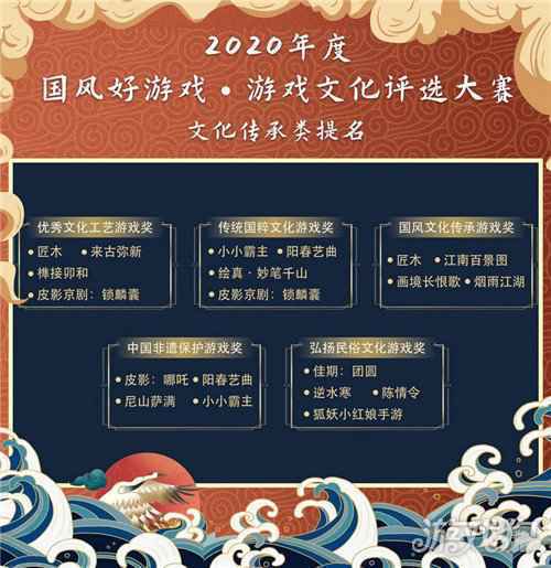 2020国风好游戏游戏文化评选大赛名单出炉 百款优秀文化游戏入围