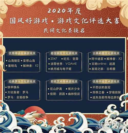 2020国风好游戏游戏文化评选大赛名单出炉 百款优秀文化游戏入围