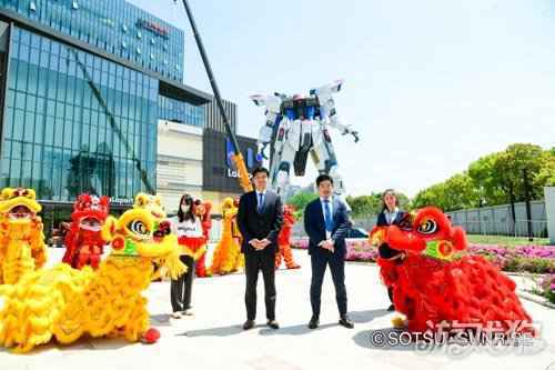 实物大自由高达立像完成安全祈愿式 揭幕仪式即将到来