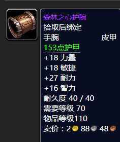 魔兽怀旧服70级熊T毕业装备推荐  第一阶段熊T装备推荐
