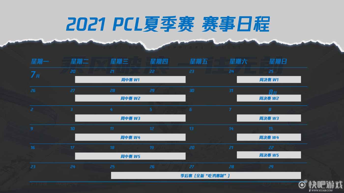 乘风破浪，一往无前——2021 PCL夏季赛热血启航！