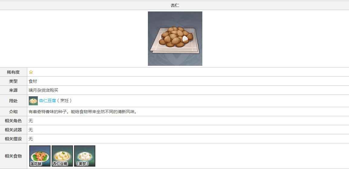 原神杏仁在哪_3 原神杏仁在哪
