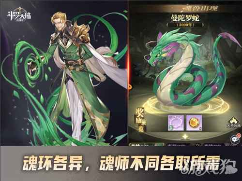 斗罗大陆武魂觉醒猎魂森林捕猎变异魂兽 魂师成