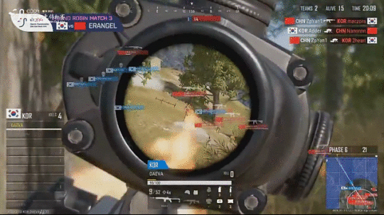 ECEA电竞赛PUBG项目中国横扫日韩 人均雷神打出2：