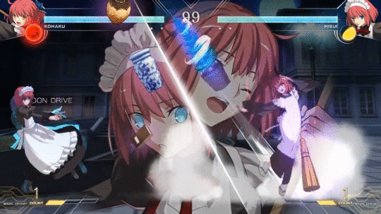 《月姬格斗：Type Lumina》新对战演示 翡翠vs琥珀