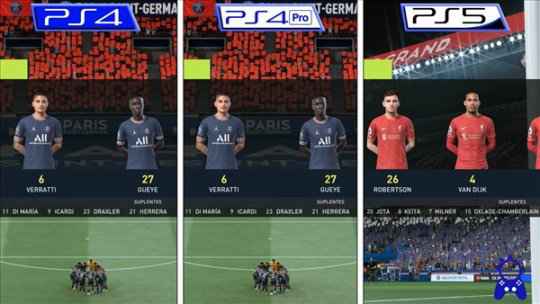 PS版《FIFA 22》对比演示 PS5建模改进、无太大变化