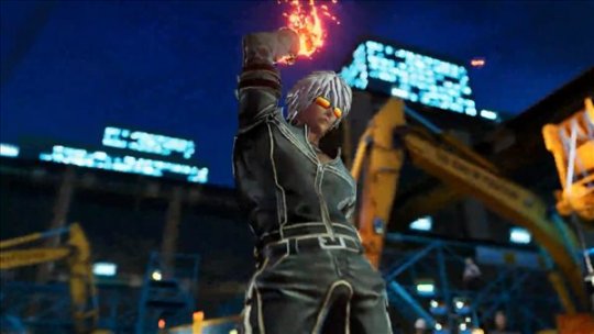 SNK《拳皇15》改造战士K'演示 拥有赤炎之力